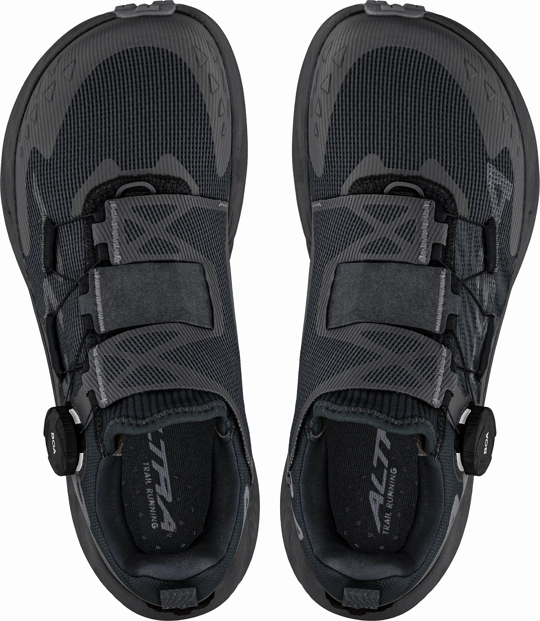 Clearance Trail Running Shoes Altra Timp 5 BOA Womens Trail Running Shoes - Black