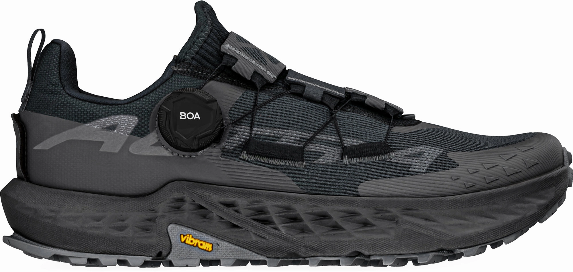 Altra Timp 5 BOA Womens Trail Running Shoes - Black Carbon Plate Trail Shoes