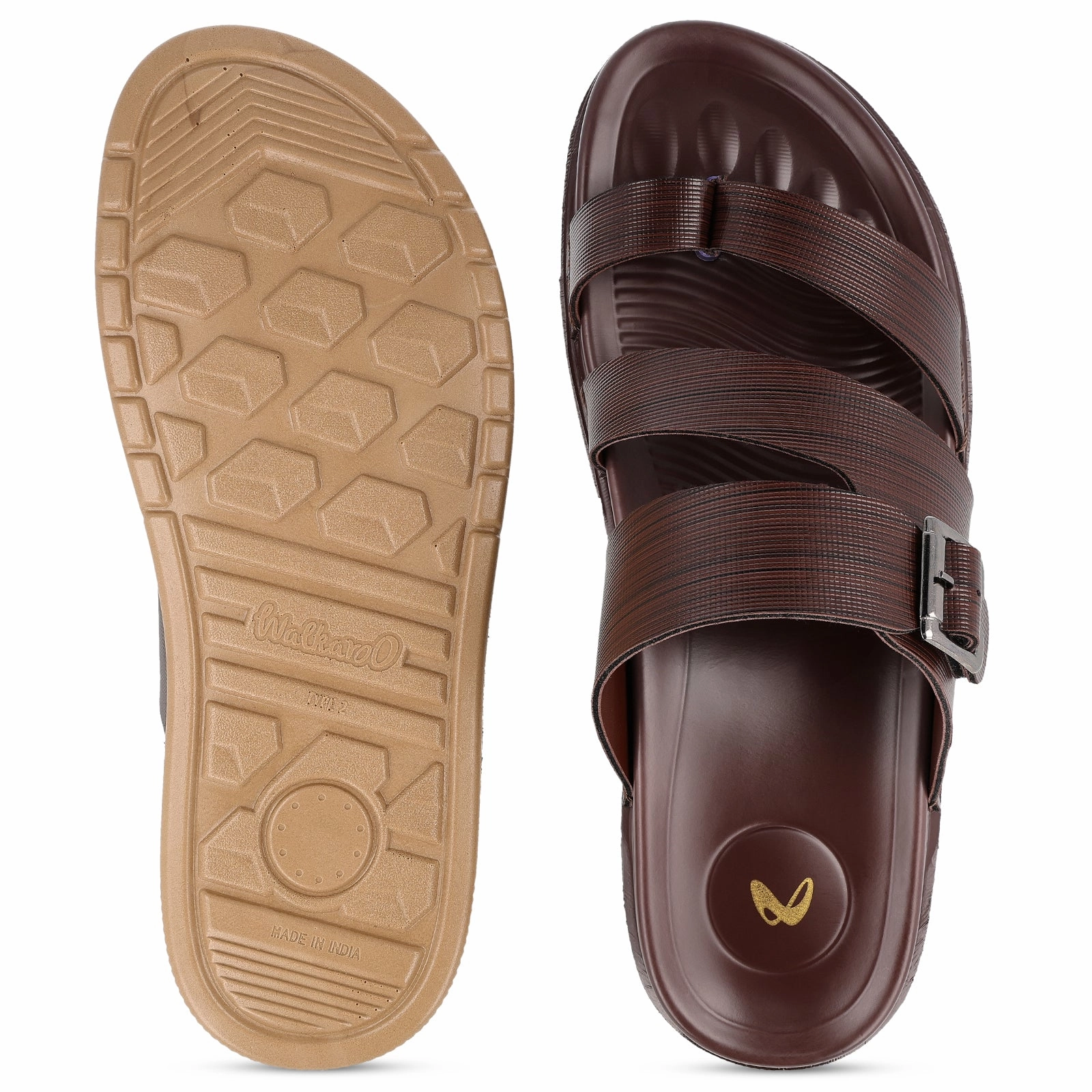 Men's Daily Wear Comfort Sandals - WGP53209 Brown Sandals Hotel Montego Bay