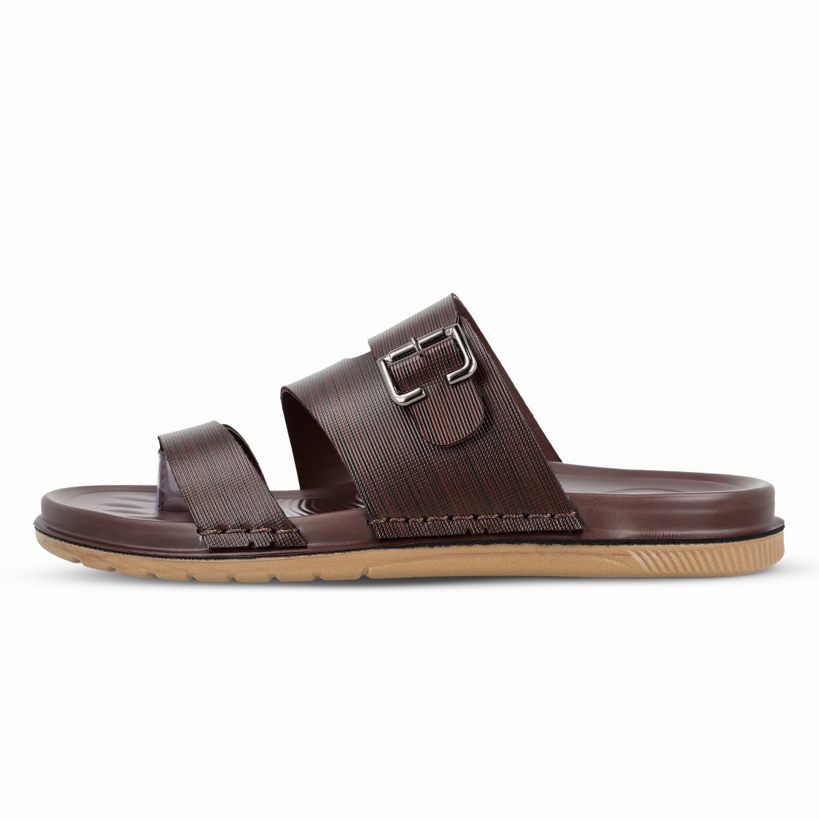 Men's Daily Wear Comfort Sandals - WGP53209 Brown Hereu Sandals