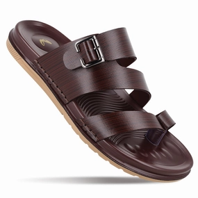 Men's Daily Wear Comfort Sandals - WGP53209 Brown Sandals Kiyko