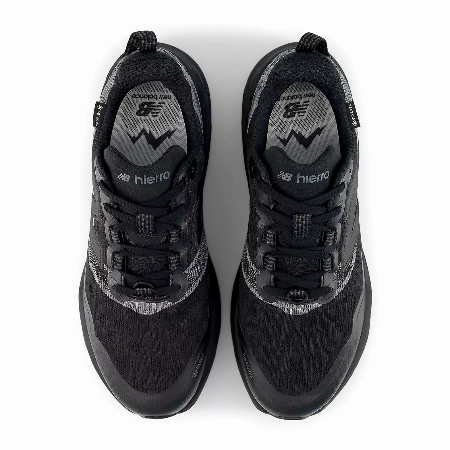 Men's Fresh Foam X Hierro v9 GORE-TEX Trail Running Shoes Black / Faded Black / Castlerock Trail Running Shoes Under $50
