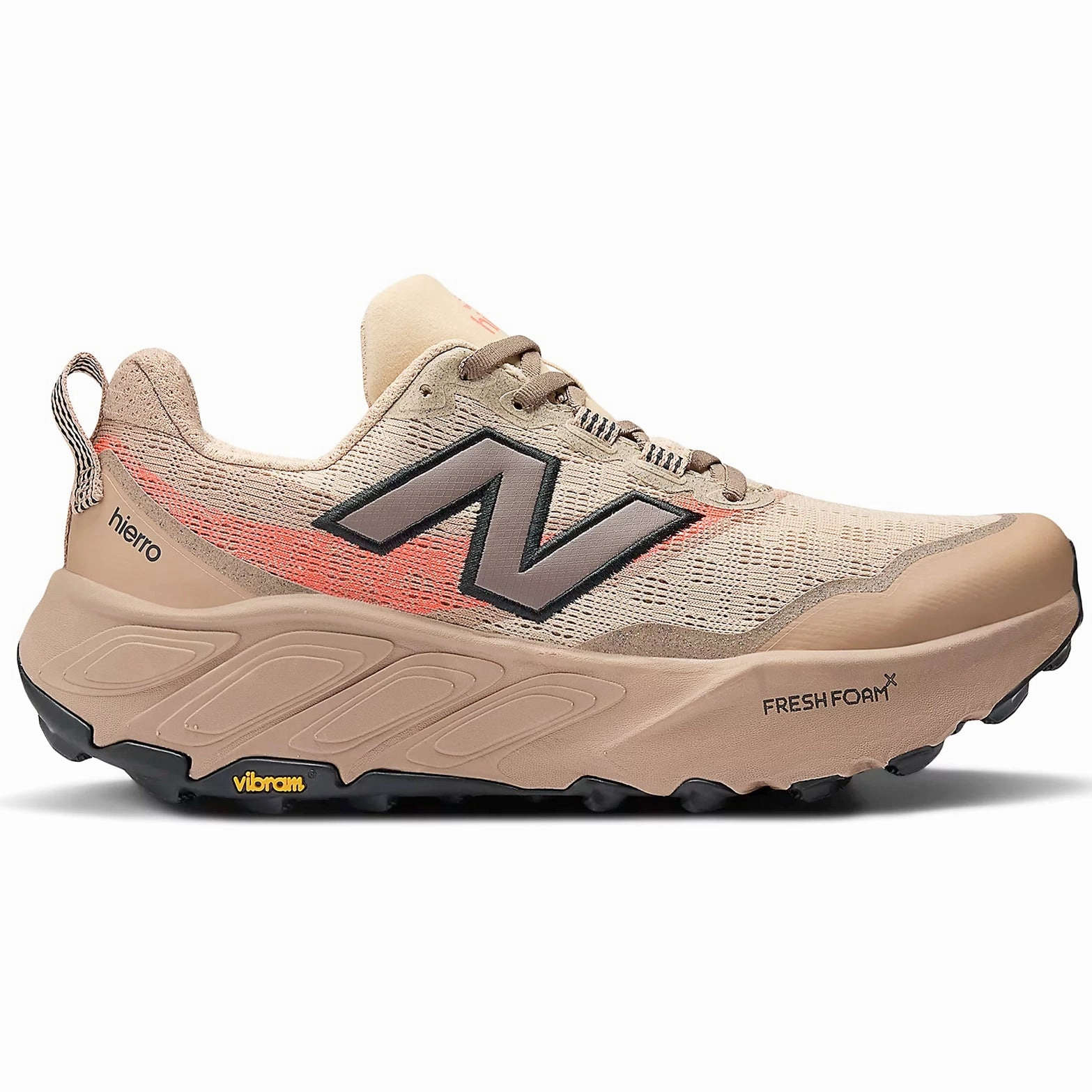 Olympus Low Gtx Trail Running Shoe Men's Fresh Foam X Hierro v9 Trail Running Shoes Desert Clay / Earth Shadow / Urgent Red