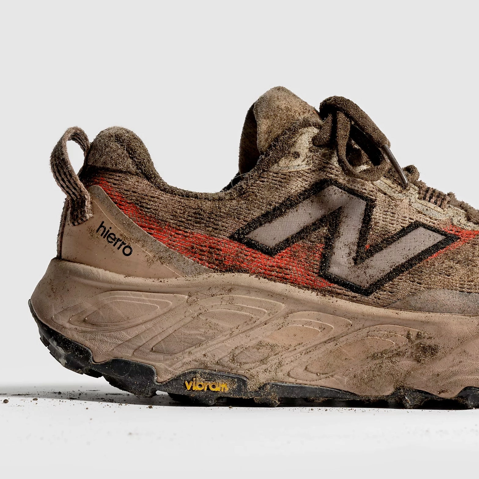 Best Value Trail Shoes Men's Fresh Foam X Hierro v9 Trail Running Shoes Desert Clay / Earth Shadow / Urgent Red