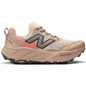 Wide Width Trail Shoes Men's Fresh Foam X Hierro v9 Trail Running Shoes Desert Clay / Earth Shadow / Urgent Red