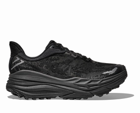 Best Stability Running Shoes For Overpronators Men's Hoka Stinson ATR 7 (Black/Black)