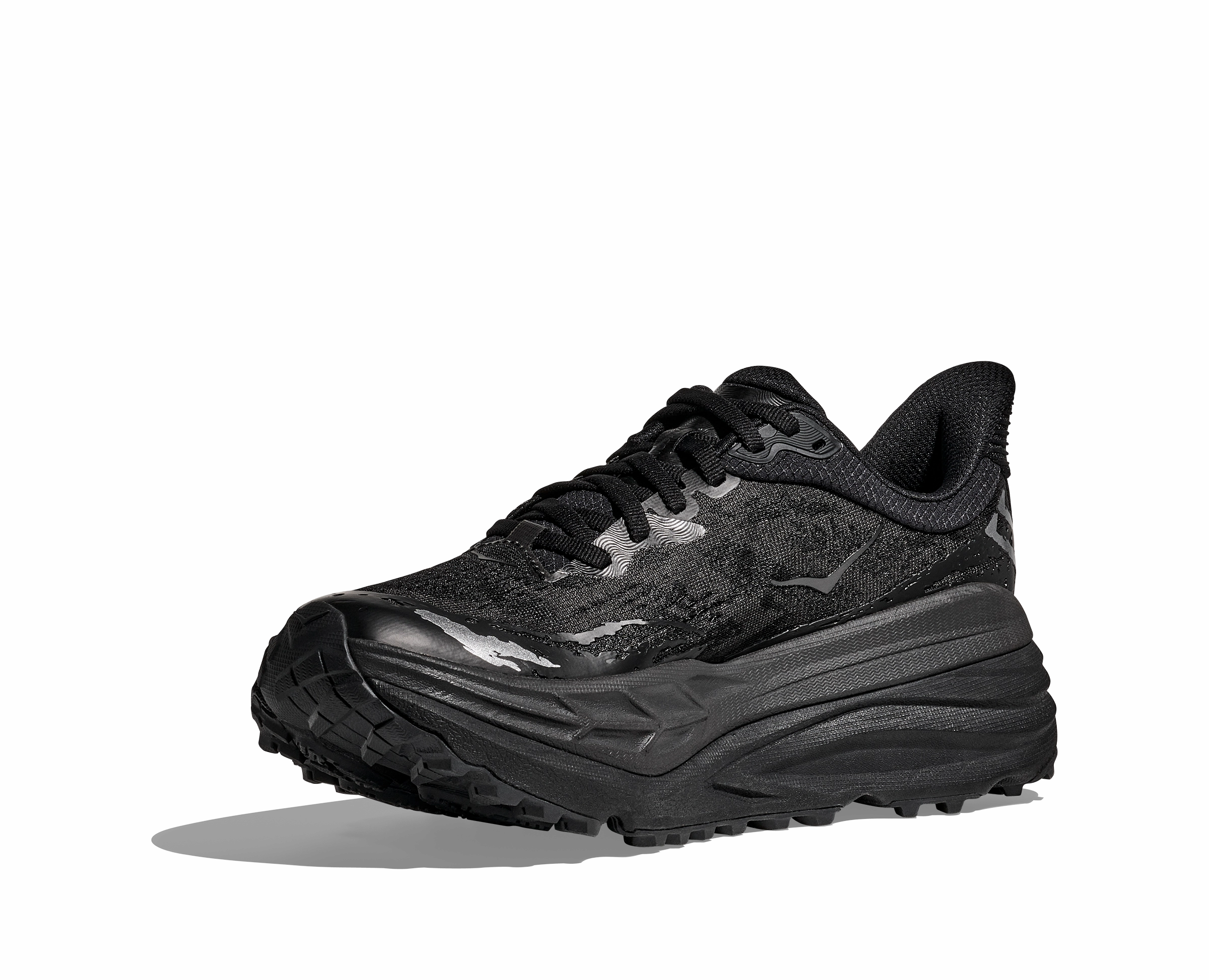 Men's Hoka Stinson ATR 7 (Black/Black) Gel Kahana Trail Running Shoe