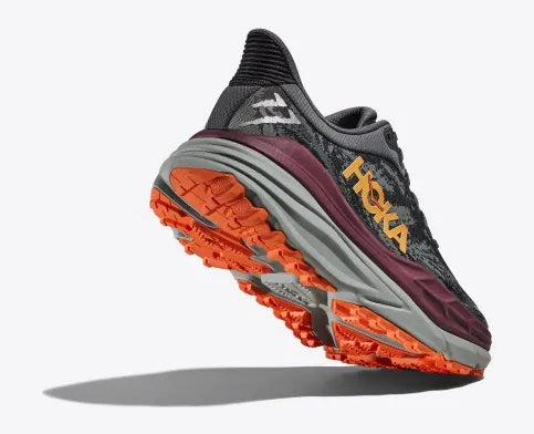 Best Shoes For Trail Ultramarathon Men's Hoka Stinson ATR 7 (Castlerock/Cabernet)