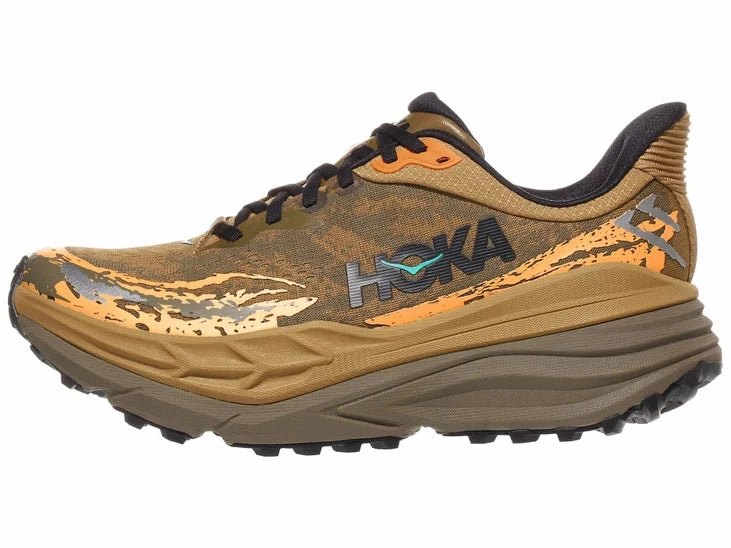Men's Hoka Stinson ATR 7 (Honey/Antique Olive) Track & Trail Shoes