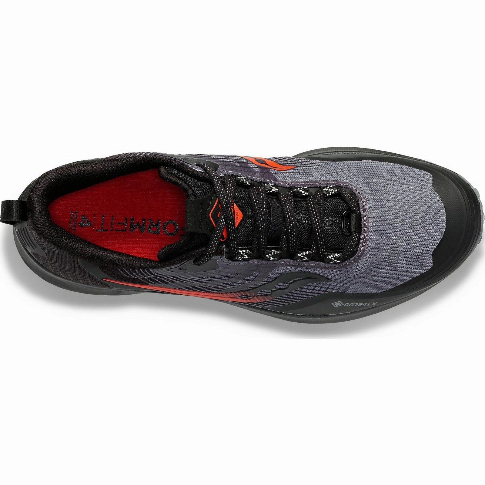 Best Shoes For Trails And Hiking Men's Saucony PEREGRINE 12 GTX CHARCOAL | BLACK