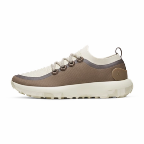 Men's Trail Runner - Hazy Cocoa/Dark Cocoa (Stony Cream Sole) Carbon Trail Shoes