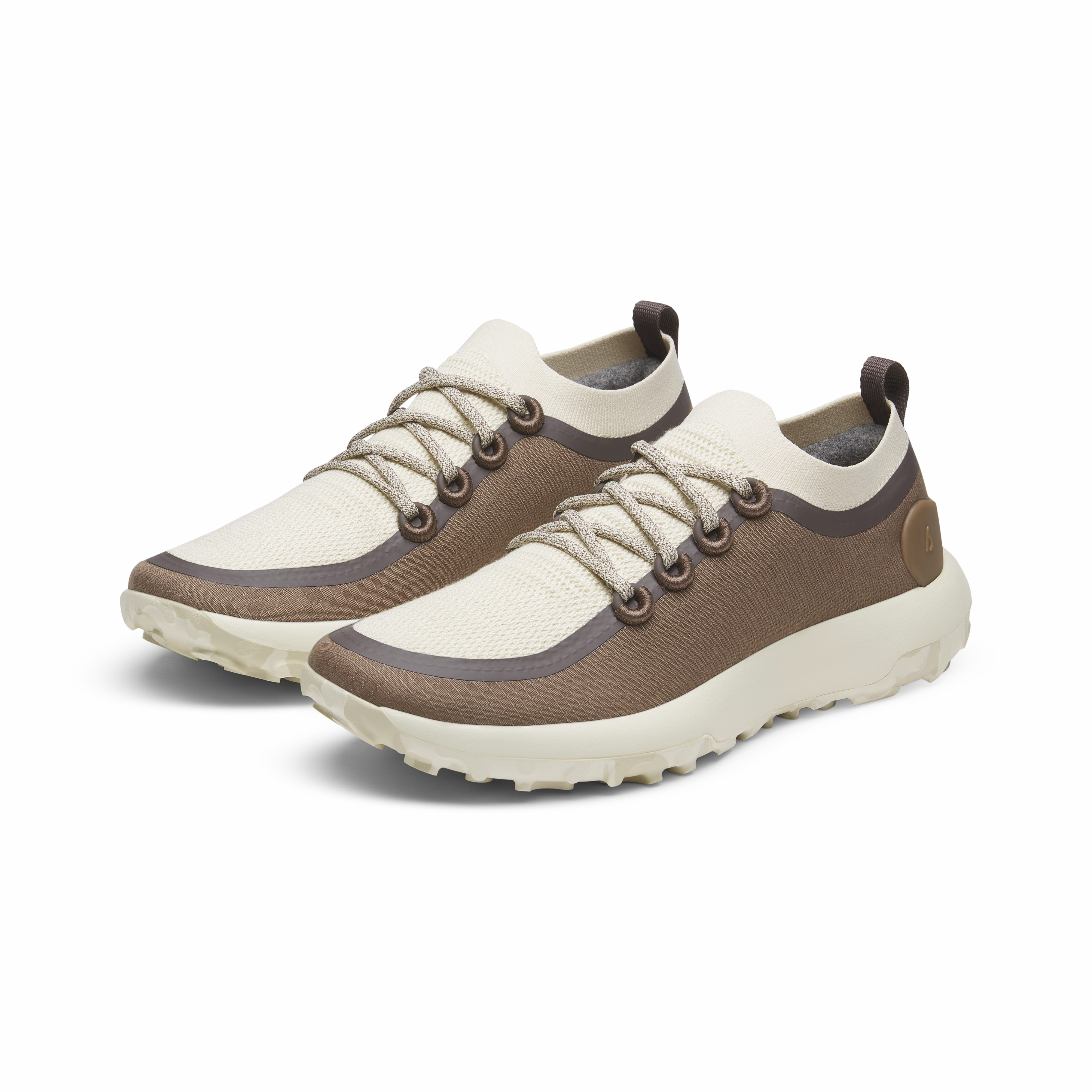 Women's Trail Shoes Men's Trail Runner - Hazy Cocoa/Dark Cocoa (Stony Cream Sole)