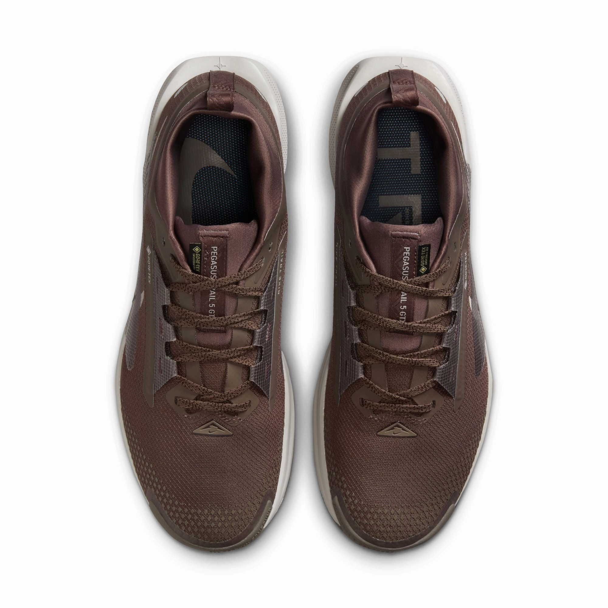 Ultra Running Shoes Trail Mens React Pegasus Trail 5 GORE-TEX (012 - Ironstone/College Grey-Velvet Brown)