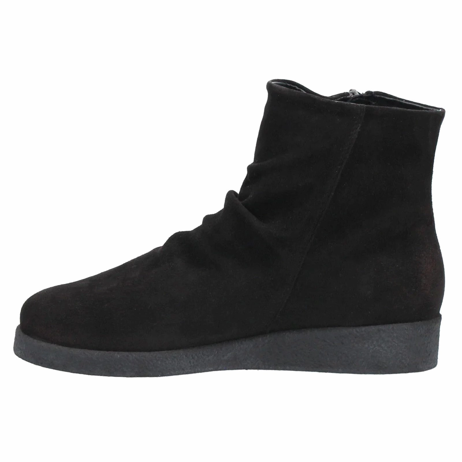 Side Split Ankle Boots Mephisto Cassandra Suede Women's Ankle Black Boots