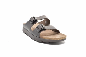 MEPHISTO Zonder Brown Sandals Closed Toe And Heel