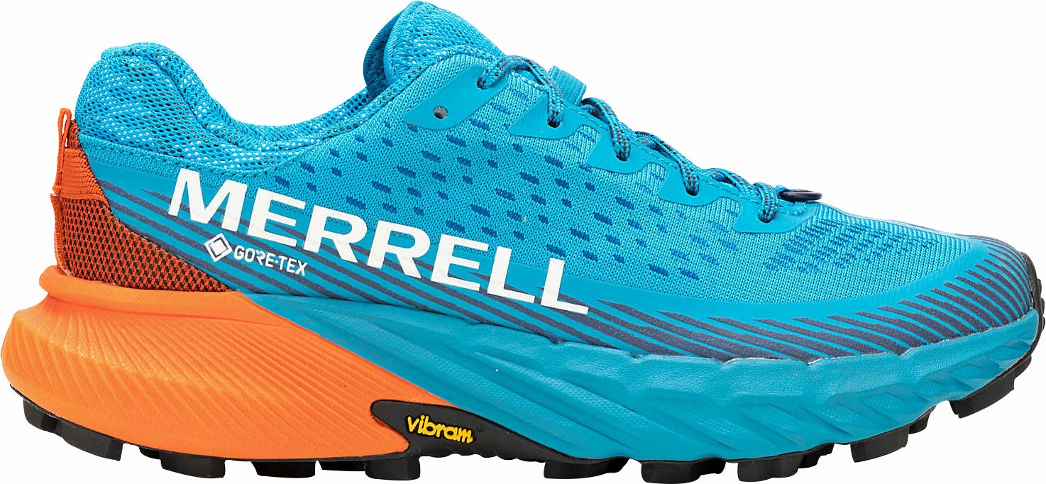 Merrell Agility Peak 5 GORE-TEX Womens Trail Running Shoes - Blue Bridle Trails Shoe Repair