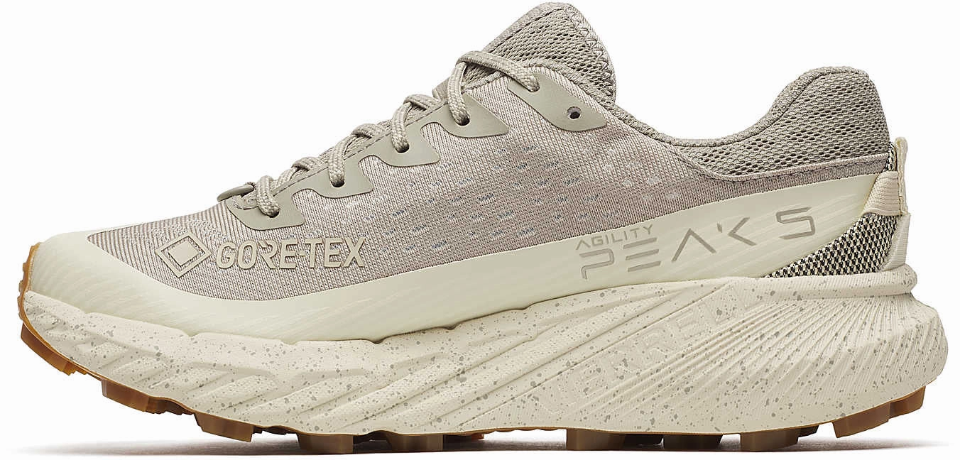 Trail Shoes Toe Box Merrell Agility Peak 5 GORE-TEX Womens Trail Running Shoes - Grey