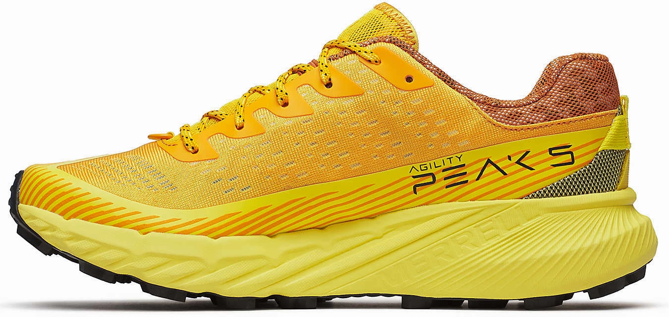 Merrell Agility Peak 5 Mens Trail Running Shoes - Orange Pacific Trail Hiking Shoes