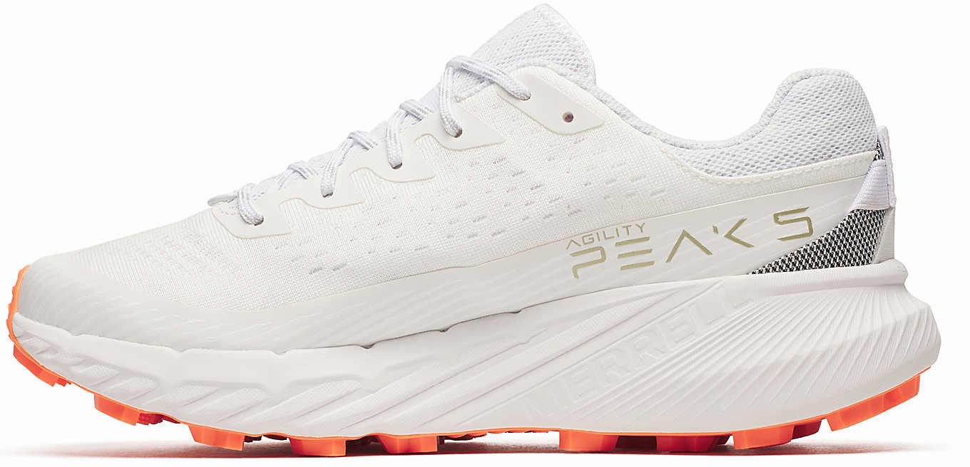 Cushioned Trail Running Shoes Review Merrell Agility Peak 5 Mens Trail Running Shoes - White