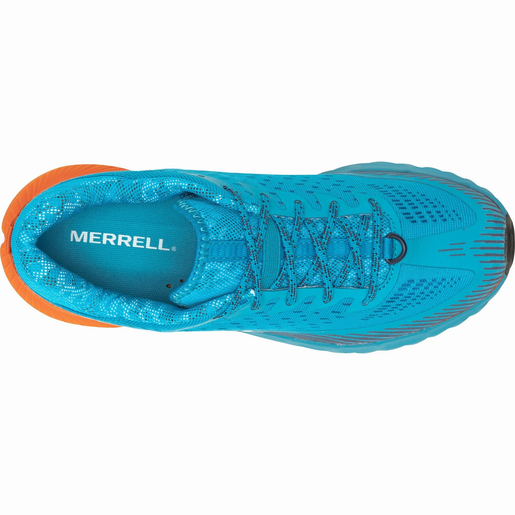 Merrell Agility Peak 5 Womens Trail Running Shoes - Blue Trail Running Shoes For Hiking