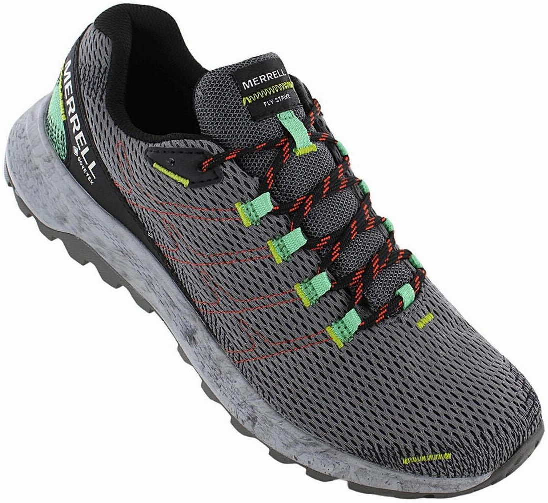 Gtx Trail-running Shoes Merrell Fly Strike GORE-TEX Mens Trail Running Shoes - Grey