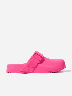 Mini Melissa Girls Cozy Clogs in Pink Always Clogs When I Poop