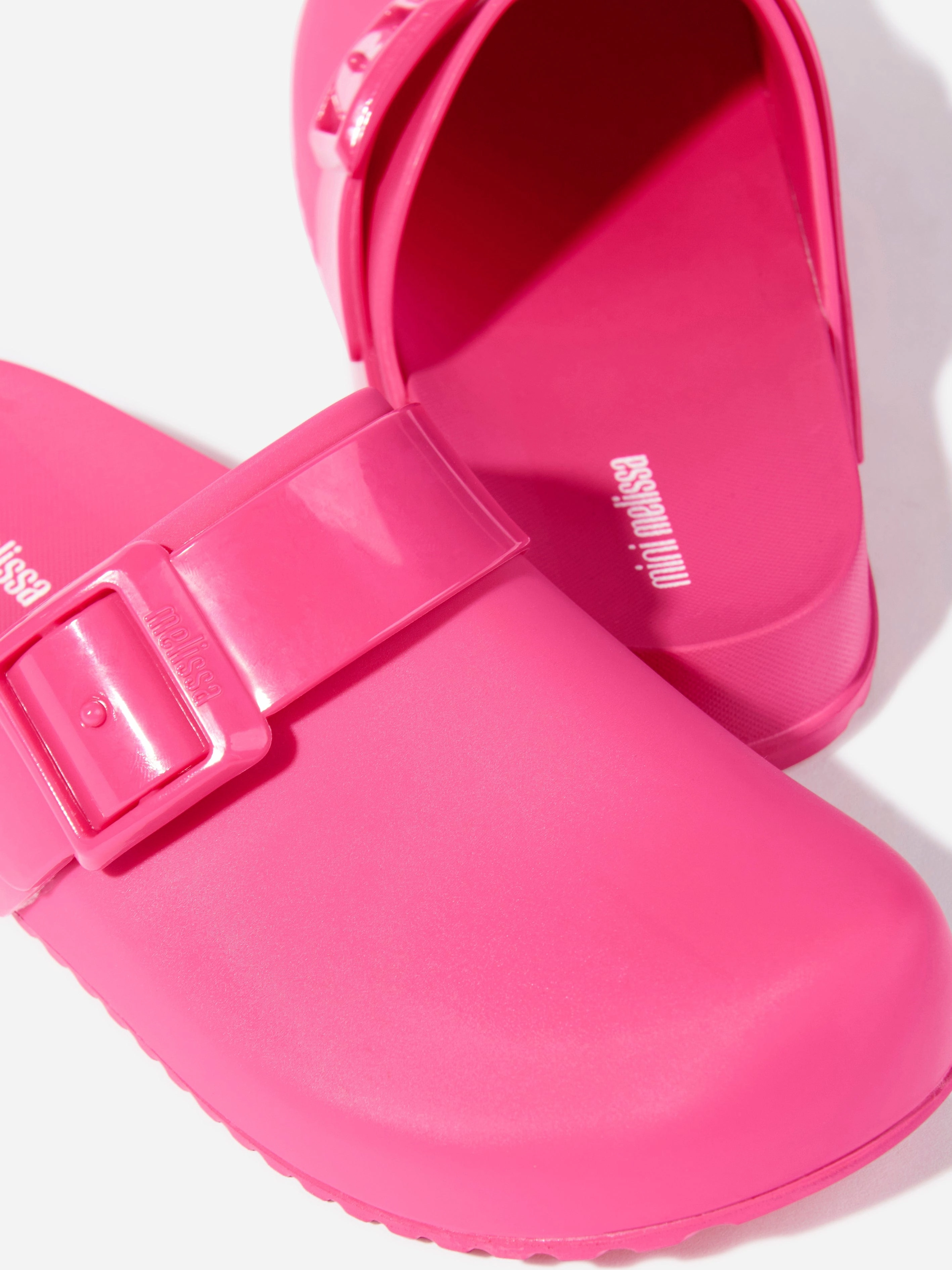 Clogs Between $70 And $100 Mini Melissa Girls Cozy Clogs in Pink