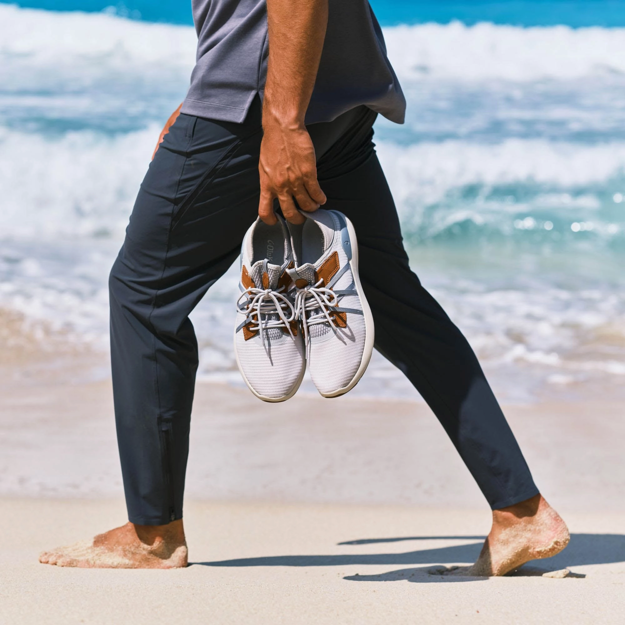 Trail Running Shoes Perth Mio L - Mist Grey / Poi