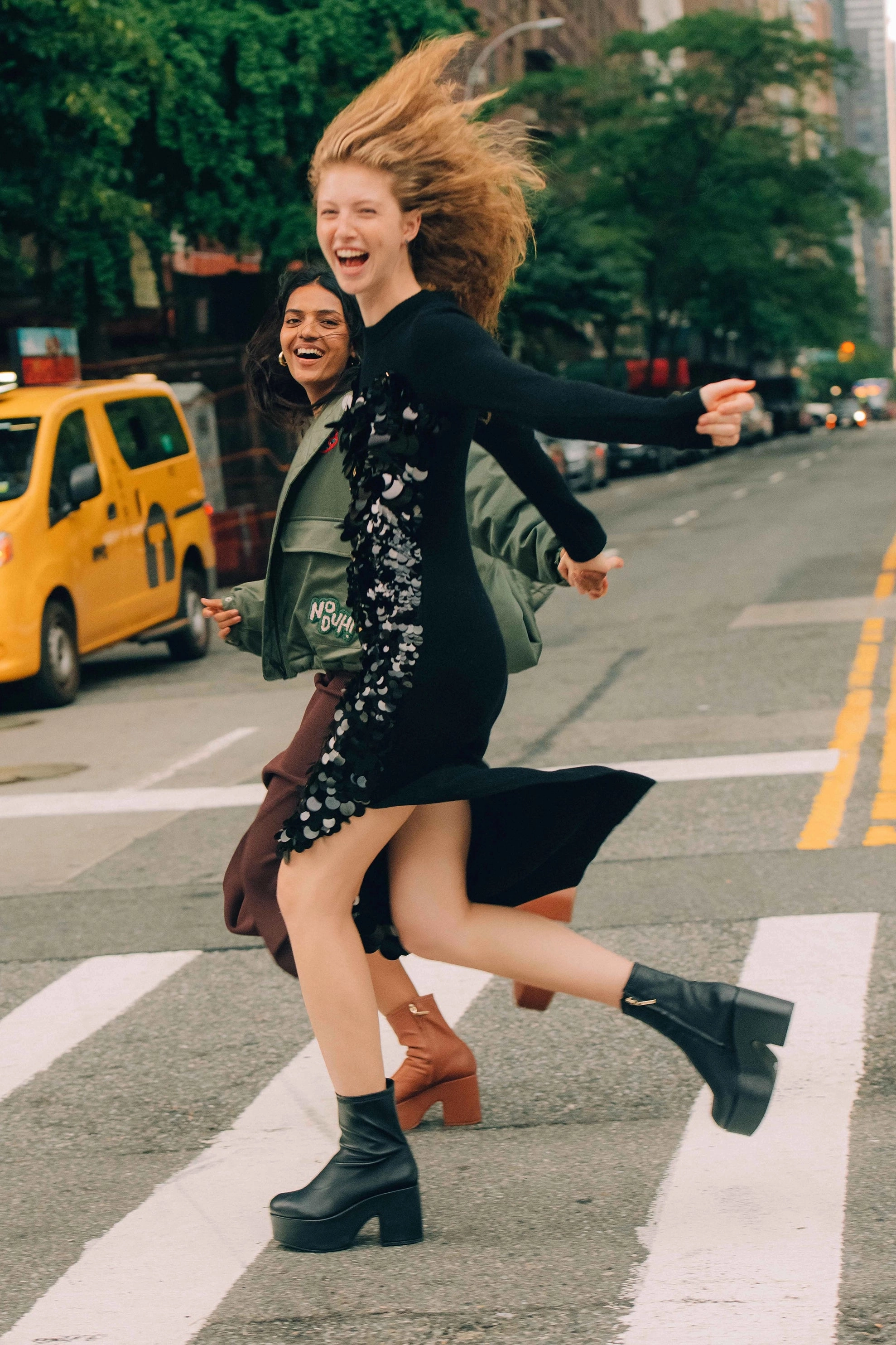 Tall Brown Boots Miso Platform Boot In Black Stretch Leather
