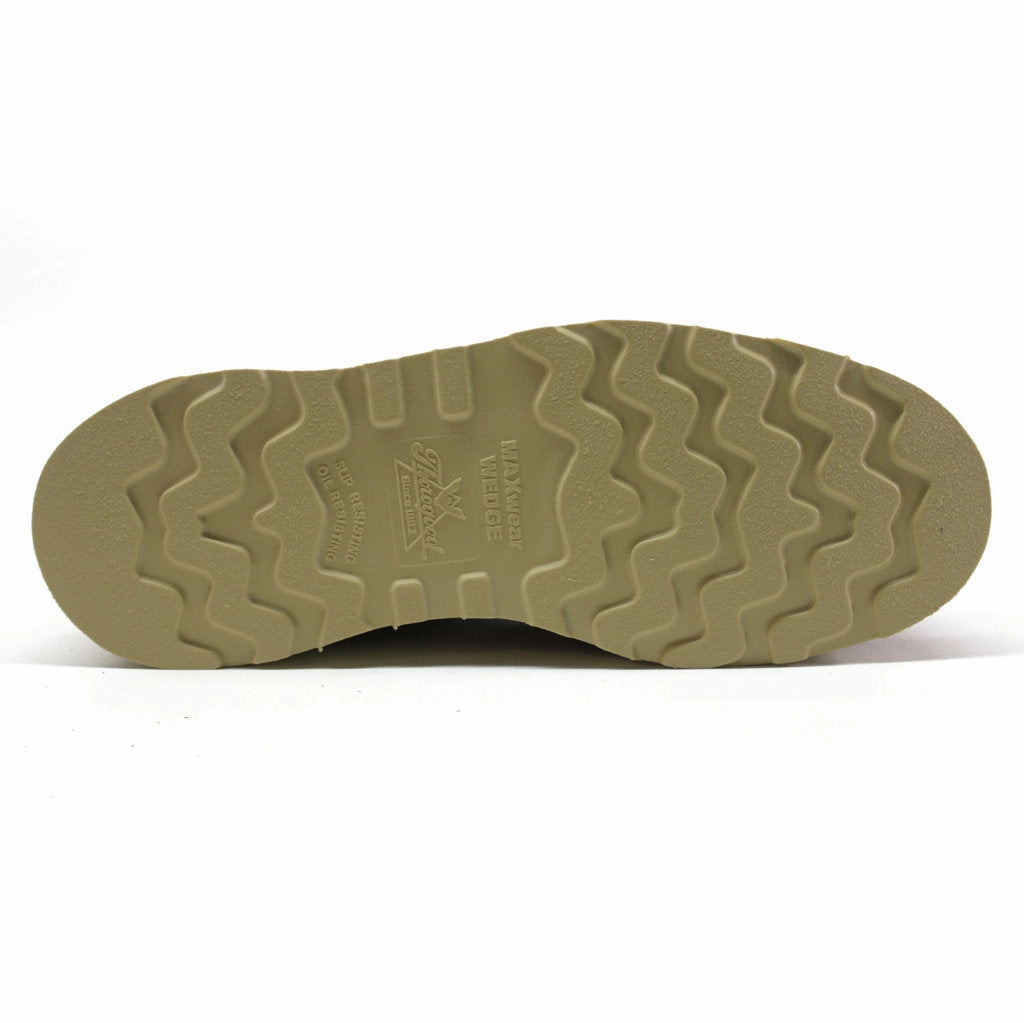 Thorogood 8 Moc Toe Wedge Leather Men's Ankle Boots Leather Kitten Heel Ankle Boots