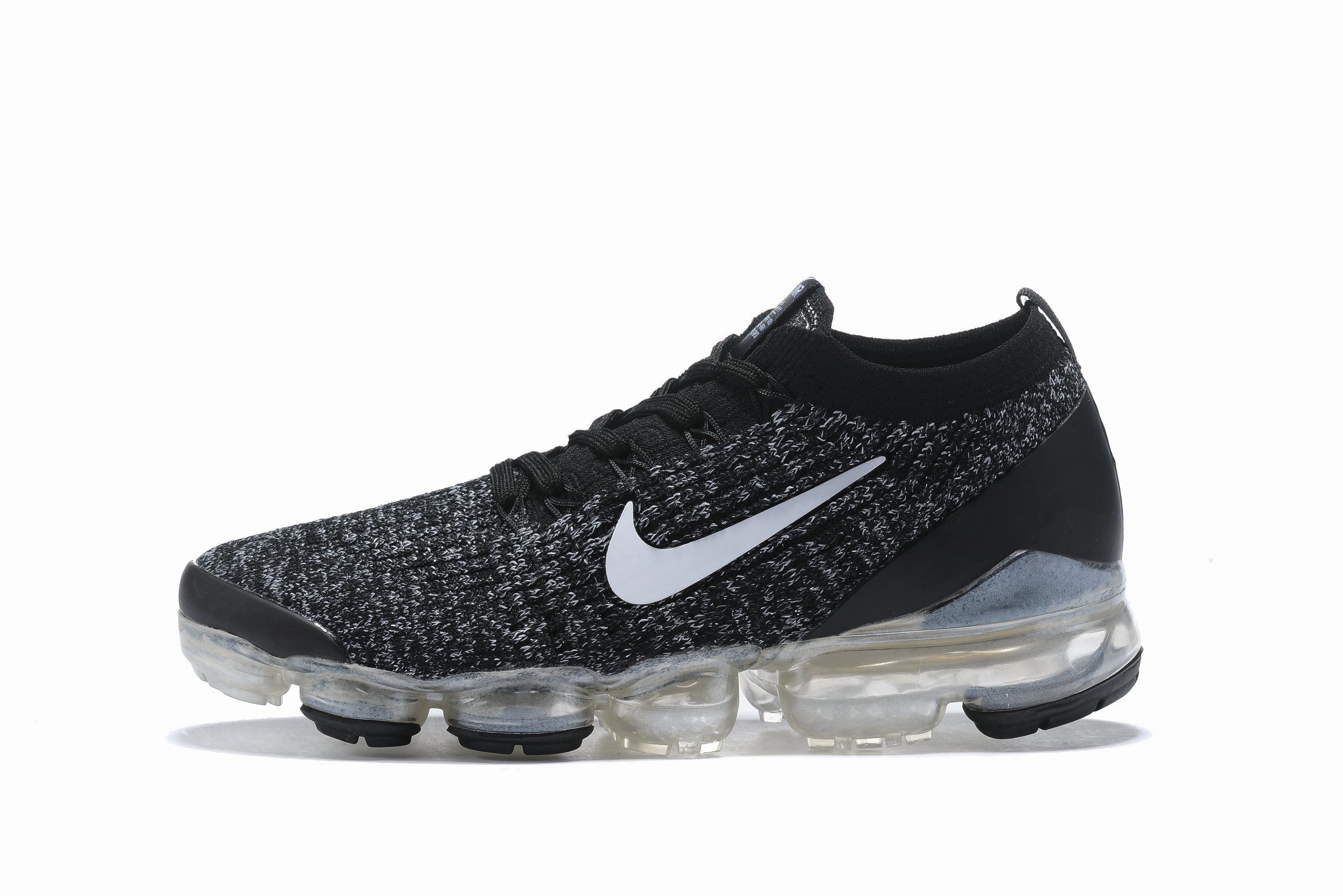 Nike Kd V Shoes Nike Air Vapormax Flyknit 3 &quot;Oreo&quot; Grey Black Shoes Sneakers Men Sale Size US 7, 8, 8.5, 9, 10, 11