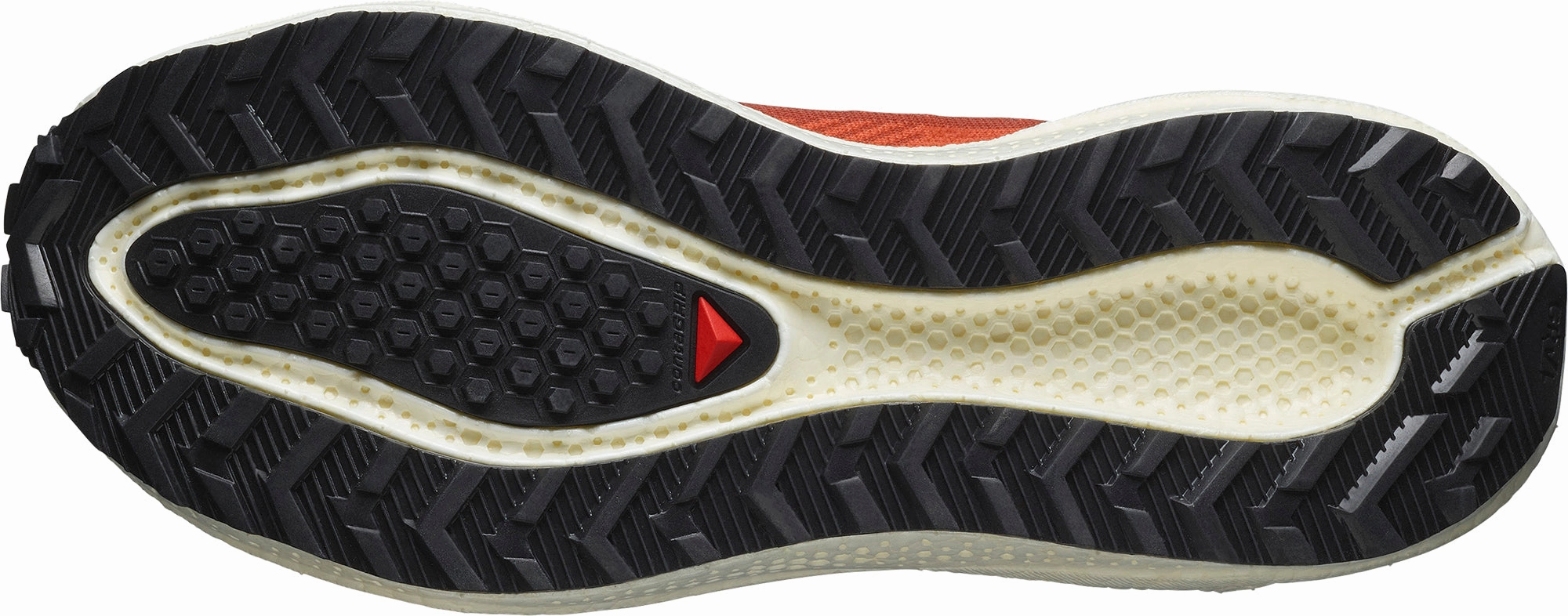 Salomon Aero Blaze 3 GRVL Womens Trail Running Shoes - Orange Trail Shoes Wide Toe Box