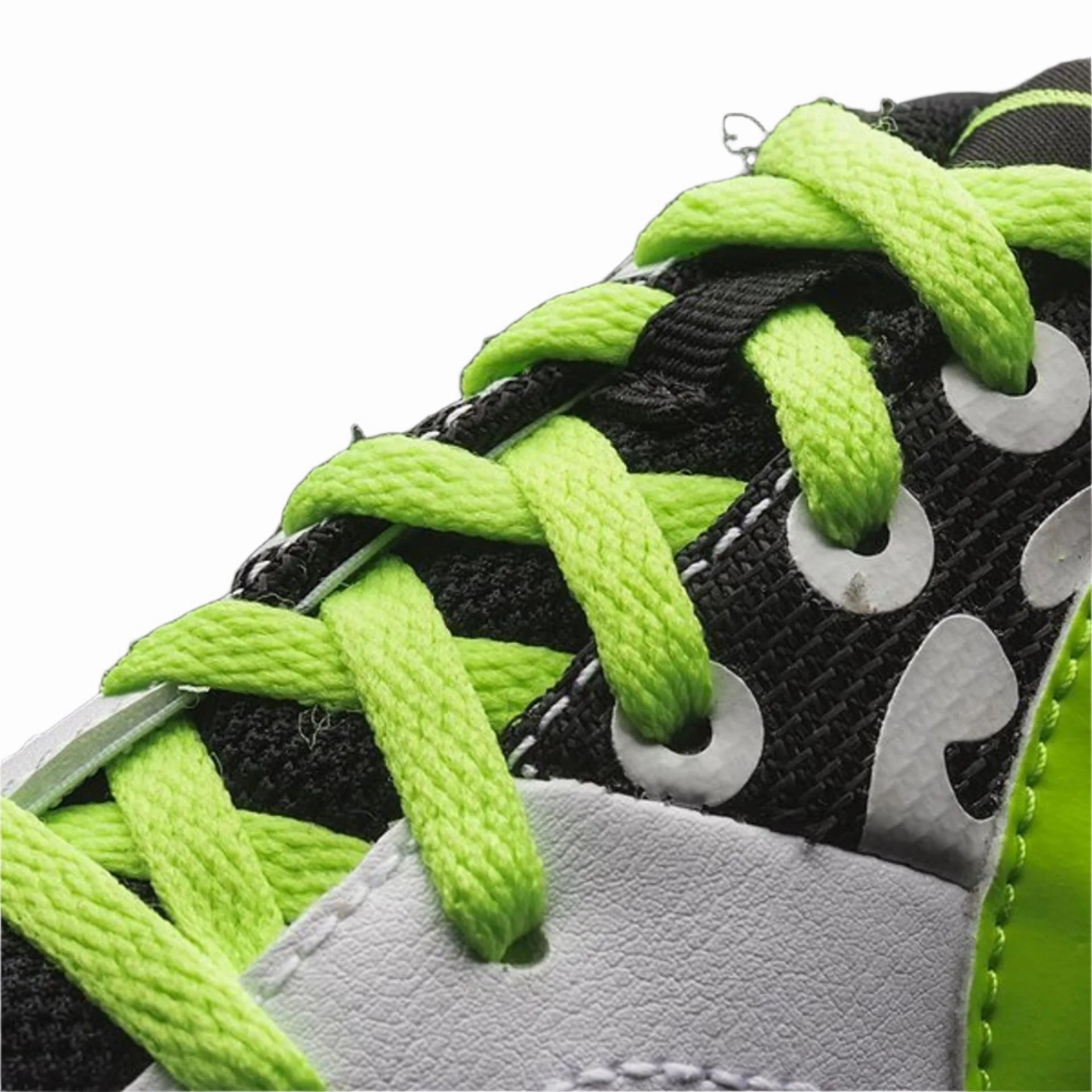 Nike JR Elastico II Indoor Soccer Shoes - White/Flash Lime/Black Silver Nike Shoes