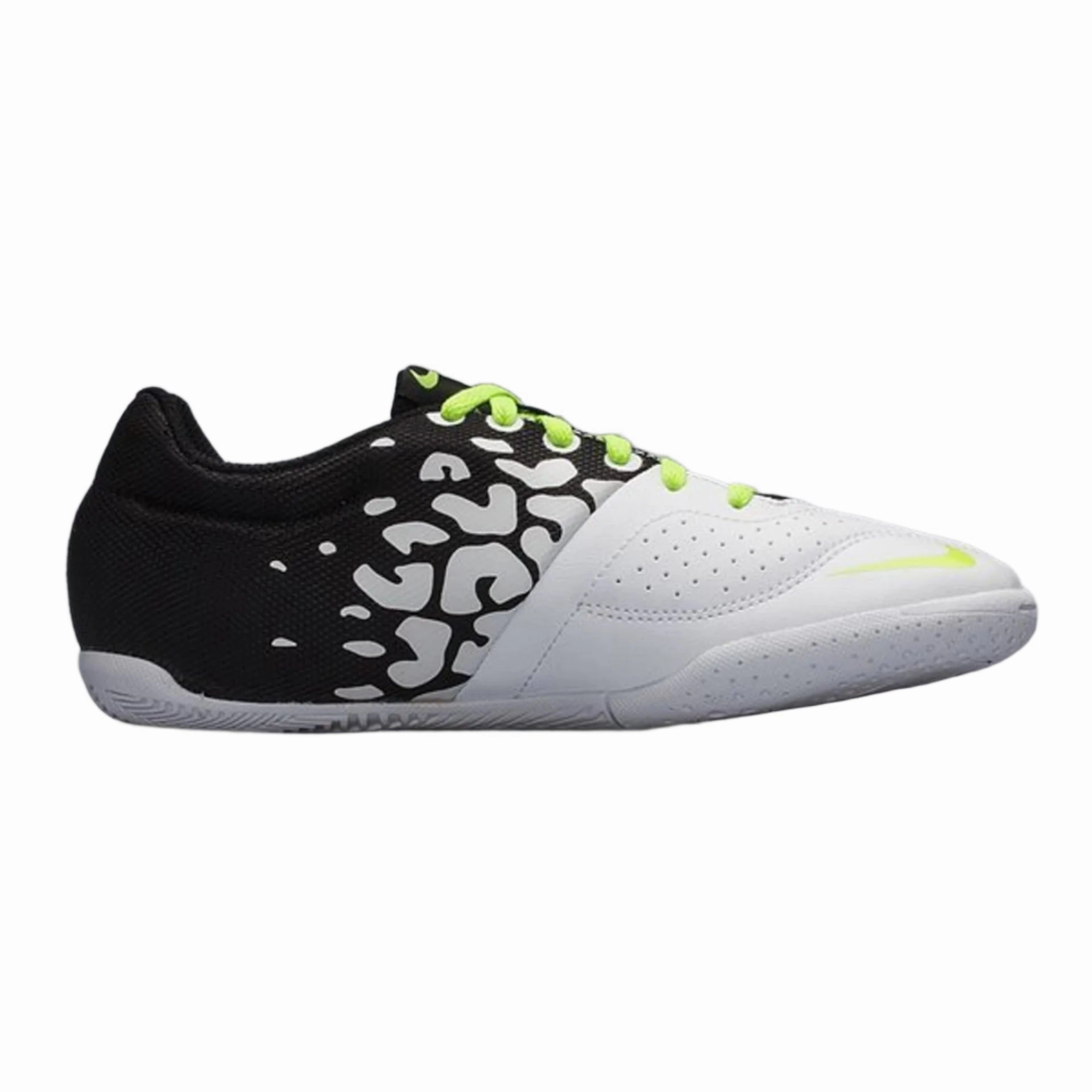 Nike Shoe Size Nike JR Elastico II Indoor Soccer Shoes - White/Flash Lime/Black