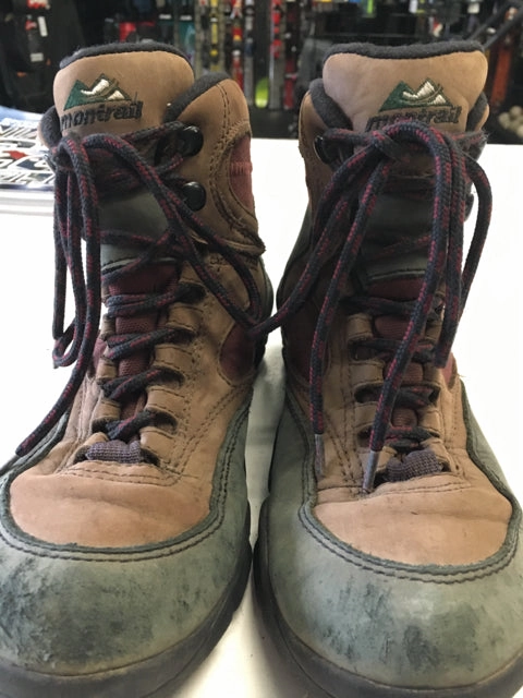 Lightweight Hiking Boots Montrail Terra-Flex Brown 7.5 Womens Used Hiking Boots