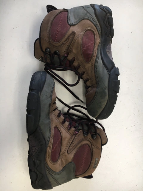 Hiking Boots 10 Mm Drop With Soles Montrail Terra-Flex Brown 7.5 Womens Used Hiking Boots