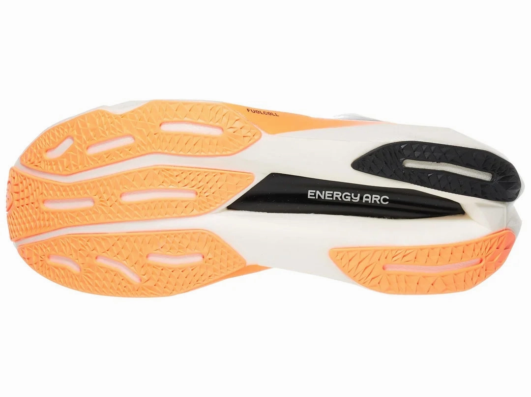 New Balance | FuelCell SuperComp Elite v4 | Men's | White/Angora/Hot Mango Running Shoes Size 13