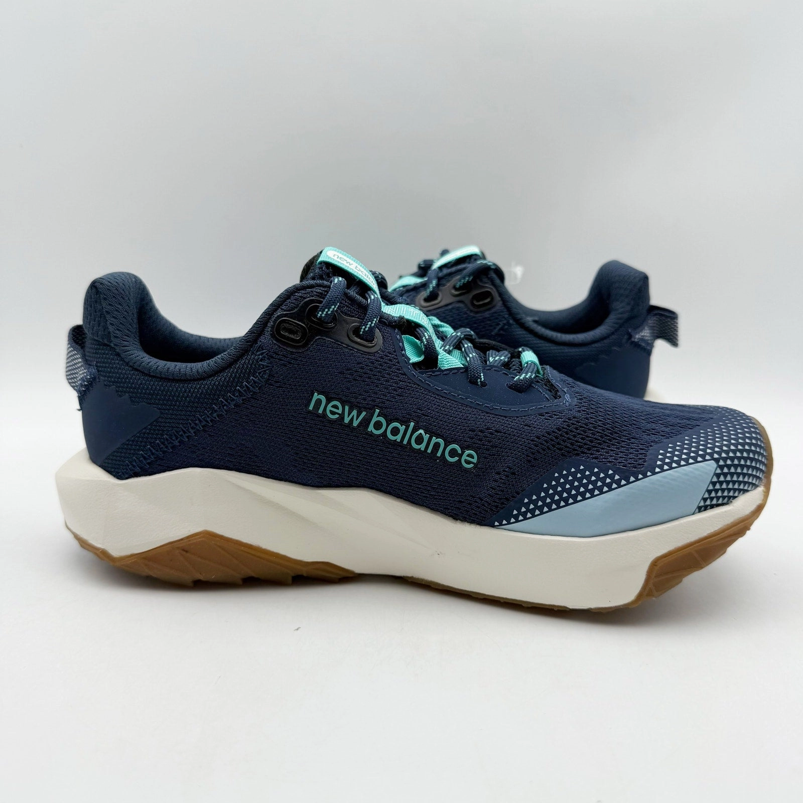 Joomra Minimalist Running Barefoot Shoes New Balance Womens Dynasoft Nitrel V6 Trail Running Sneakers US 5 XW Blue NWOB