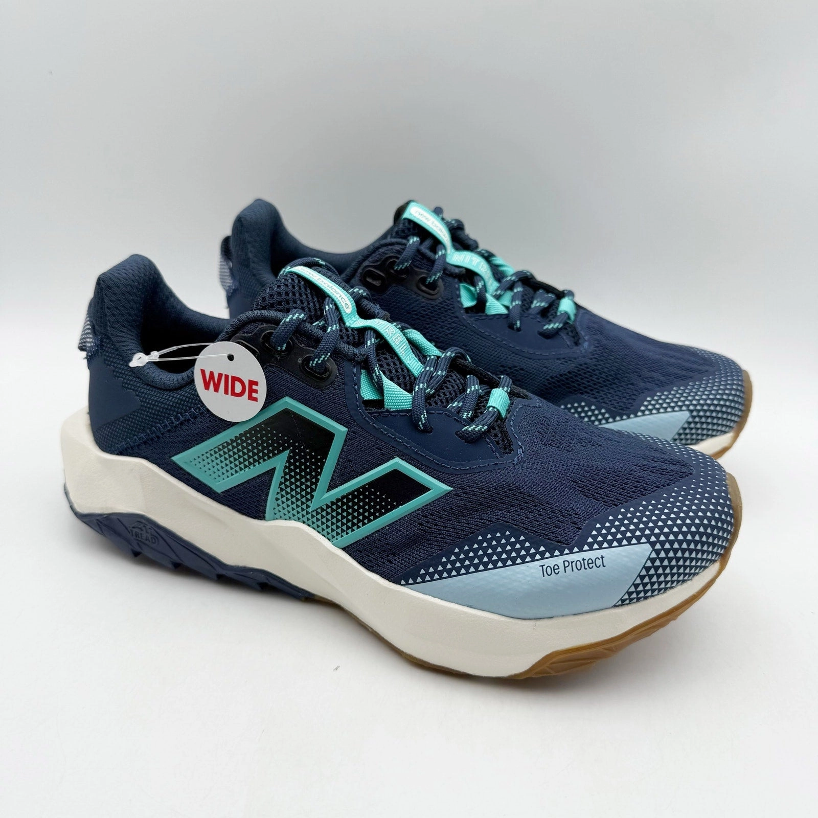 New Balance Womens Dynasoft Nitrel V6 Trail Running Sneakers US 5 XW Blue NWOB Dayz Trail Shoes