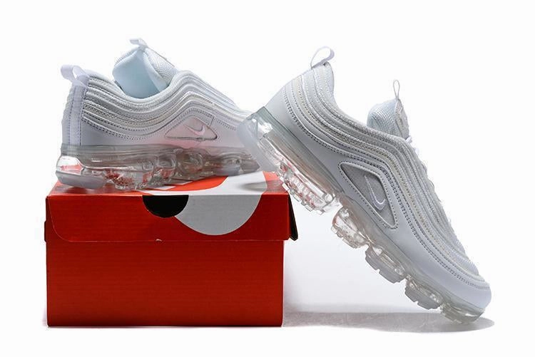 Nike Air Vapormax 97 White Sneakers Men Shoes Sale Size US 7, 8, 8.5, 9, 10, 11 Texans Nike Shoes