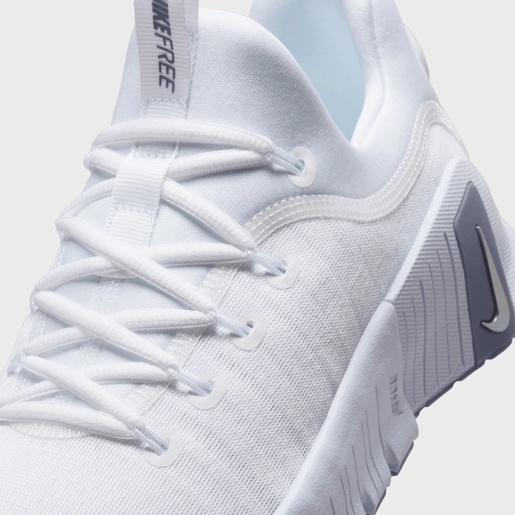 Nike - Free Metcon 6 Women's Training Shoes - WHITE/METALLIC SILVER-HALF BLUE Shoe Sale Nike