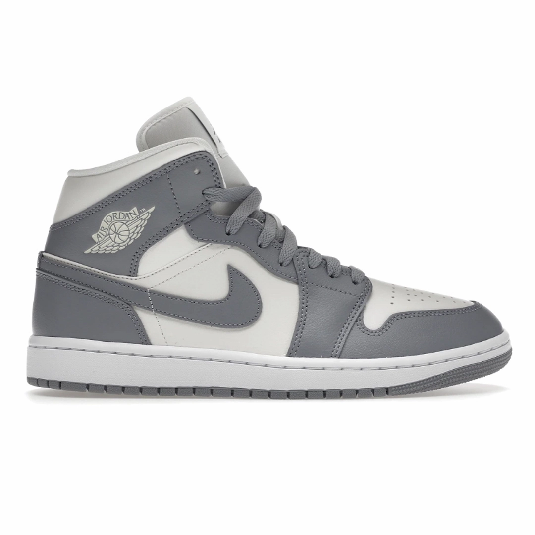 Nike Shoes Plantar Fasciitis Nike Air Jordan 1 Mid Sail Stealth White (Womens)