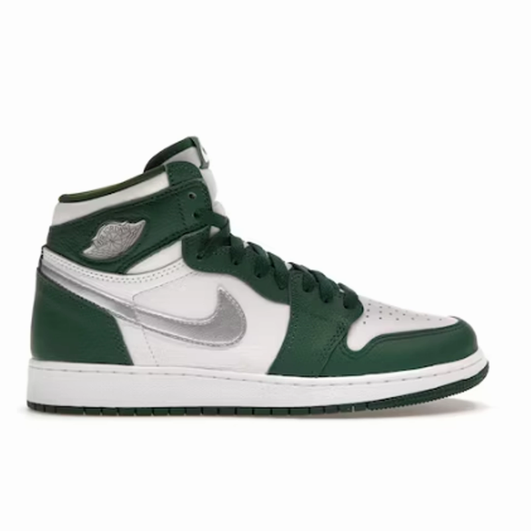 Colorful Nike Tennis Shoes Nike Air Jordan 1 Retro High OG Gorge Green (Youth)