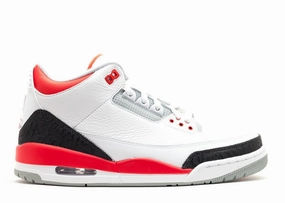 Nike Air Jordan 3 Retro 2013 Release White Silver Black Red Men Shoes Sale Nike Flex Shoe