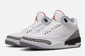 Nike Air Jordan 3 Retro Katrina White Cement Back Red Men Shoes Sale Megan Thee Stallion Nike Shoe