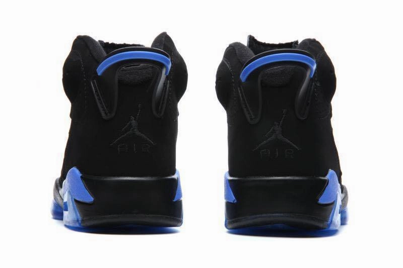 Air Bubble Nike Shoes Nike Air Jordan 6 Retro Black Blue Men Shoes Sale