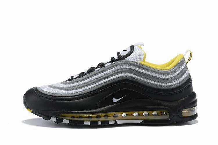 Nike Huarache Baseball Turf Shoes Nike Air Max 97 Black Grey Yellow Shoes Sale Men Size US 7, 8, 8.5, 9, 10, 11