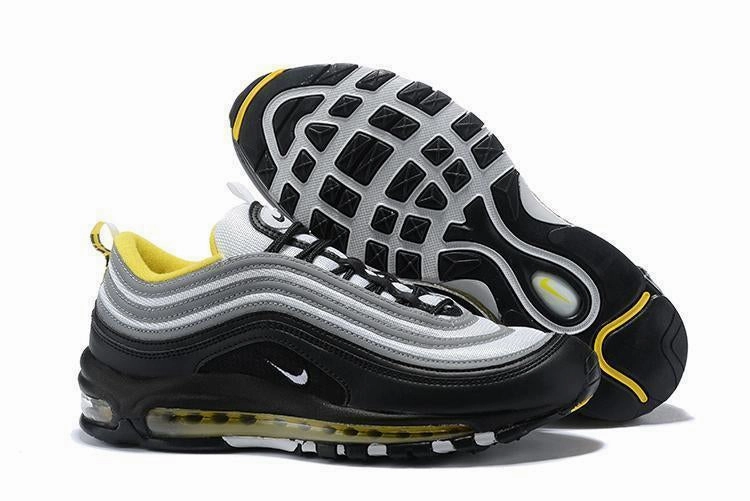 Nike Air Max 97 Black Grey Yellow Shoes Sale Men Size US 7, 8, 8.5, 9, 10, 11 Nike Cloud Shoes