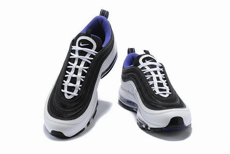 Nike Air Max 97 Black White Blue Shoes Sale Size US 7, 8, 8.5, 9, 10, 11 Nike Shoe Builder