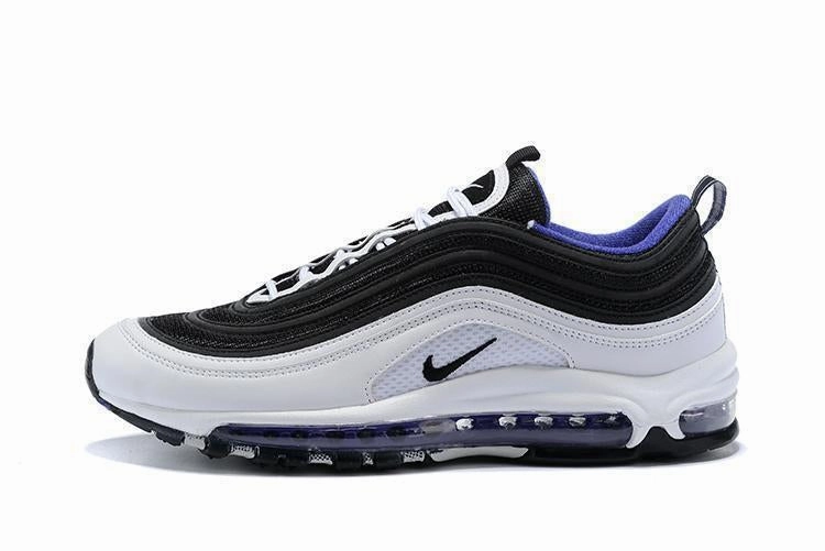 Squat Shoes Nike Nike Air Max 97 Black White Blue Shoes Sale Size US 7, 8, 8.5, 9, 10, 11